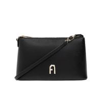 FURLA女款皮革单肩包带隔层卡槽拉链设计金属徽标实用百搭配件