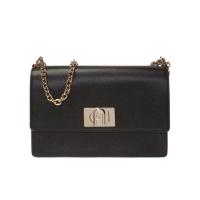 FURLA女士单肩包真皮链条肩带带徽标装饰封口多功能时尚手提斜挎