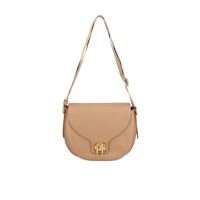 FURLA女士翻盖单肩包可调节肩带翻盖设计金属标志百搭配饰