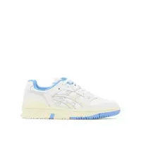 亚瑟士(ASICS)男士休闲跑步鞋圆头系带撞色设计轻便防滑运动鞋白