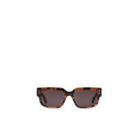 Gucci/古驰长方形镜框六色宝石太阳镜男款大码玳瑁铆钉UV防护