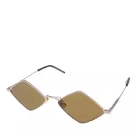 saint laurent圣罗兰金框渐变棕偏光防紫外线太阳镜男夏日潮流金