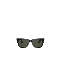 太阳镜男士几何框弧形镜腿徽标细节有色镜片