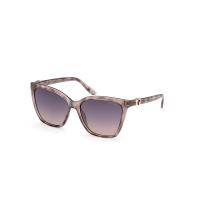 GUESS女士方形太阳镜棕色偏光镜片时尚轻便适合配镜