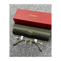 Cartier女款时尚平光太阳镜 经典镜腿设计 适合夏季佩戴