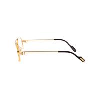 Cartier钛金透明方形眼镜框男士轻盈舒适防过敏mm镜片