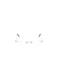 卡地亚(Cartier)无框太阳镜方形镜片对比色镜腿轻便舒适