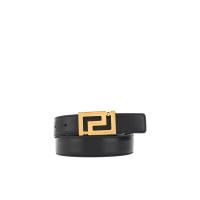 Versace徽标搭扣可调节皮带男士休闲商务腰带