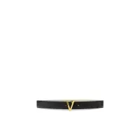 Versace女式V形腰带针扣闭合简约百搭时尚腰带