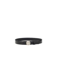 Versace可调节小牛皮腰带徽标图案时尚商务男装