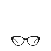 Cartier女款黑色透明猫眼太阳镜时尚复古醋酸酯眼镜框