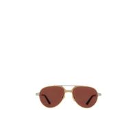 Cartier男士配饰金属太阳镜眼镜框有色镜片奢侈品日常通勤休闲出游墨镜