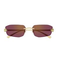 Cartier卡地亚太阳镜女遮光彰显个性活动铰链轻便佩戴金属框