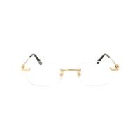 Cartier卡地亚眼镜男矫正视力防蓝光清晰舒适金属透明矩形