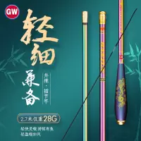 光威鲫鱼竿捍尊并继插节竿超轻超细超硬28调五大品牌台钓鱼竿野钓