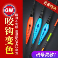 光威鱼漂电子漂夜钓晨湖漂中鱼变色浮漂鱼漂浮子夜光球漂双光浮漂