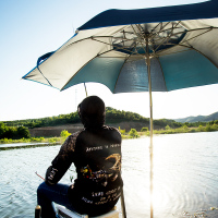光威钓鱼伞铝合金万向折叠2米遮阳伞垂钓伞雨伞渔具用品垂钓装备