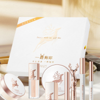 微蜜 妍兹一鹿有你彩妆礼盒九件套生日送女友创意七夕礼物口红套装礼物女生送女朋友闺蜜惊喜意义结婚纪念日情人节礼物送老婆