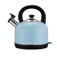 德国ewee 家用电热水壶304不锈钢开水壶自动断电大容量电壶烧水壶 2L 湖蓝