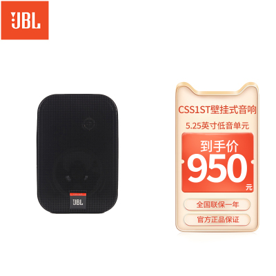 JBL CSS-1ST壁挂音响 5.52英寸低音单元 背景音乐音箱商用音响户外公共广播 防水音响