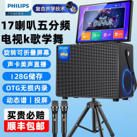 飞利浦SD239S 家庭ktv音响套装移动卡拉音箱ok户外广场家用点唱一体机音响