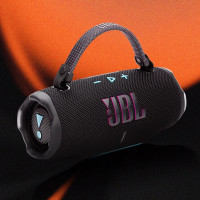 JBL CHARGE6 音乐冲击波六代 便携式蓝牙音箱 低音 AI音效增强 户外防尘防水 桌面音响 黑色
