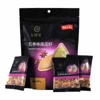 三胖蛋 五香南瓜子炒南瓜子坚果炒货休闲办公室零食南瓜籽 160g/袋