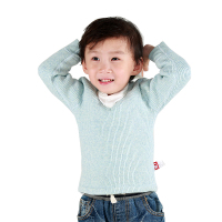 Okayfit 品物咸亨 儿童男孩女孩宝宝秋冬保暖热能V领长袖上衣80cm-130cm