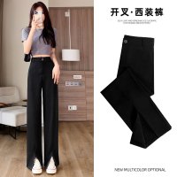 樵JIAO开衩阔腿裤女春季西装直筒034-RT-x006-x018-x019