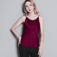 衫松性感大码打女短款百搭吊带底衫宽真丝心带背混纺吊小