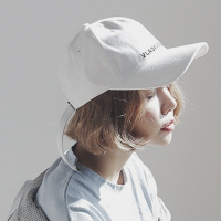 帽子女原宿风字母刺绣棒球帽女韩版春夏百搭鸭舌帽潮人