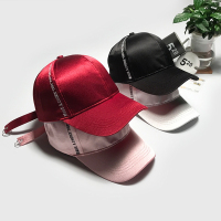帽子女夏季韩版棒球帽英文字母嘻哈帽潮时尚百搭遮阳帽铁环鸭舌帽