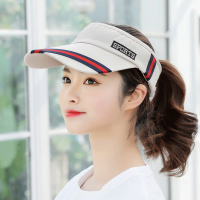 女士帽子夏季户外空顶帽太阳帽韩版休闲防晒帽鸭舌帽女潮棒球帽男