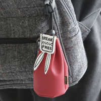 韩版女士兔耳朵零钱包 学生可爱钥匙创意拉链包 男女可爱短款钱包