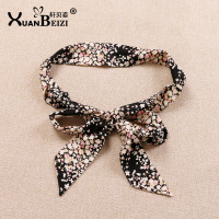 碎花丝巾布腰带细民族风雪纺丝带绸打结装饰百搭连衣裙腰链女