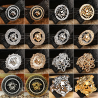 社会小伙皮带男士韩版型师平滑扣裤带青年百搭潮年轻人腰带