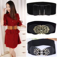 时尚羽绒服松紧腰带女士宽腰封简约百搭装饰连衣裙子裙带弹力配饰