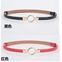 圆扣腰带女细时尚 百搭装饰连衣裙腰链韩版可调节细腰带皮带女