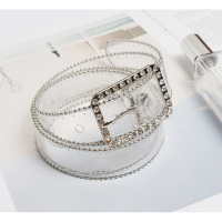 透明腰带女皮带韩版装饰简约百搭韩国细搭配连衣裙子潮流时尚个性