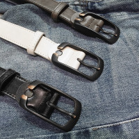 方少港风男装 别致韩版百搭男士皮带情侣腰带男女通用休闲皮带