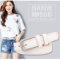 皮带女百搭休闲韩版装饰黑腰带针扣简约连衣裙学生腰带牛仔白裤带