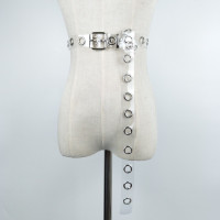 韩国简约百搭透明塑胶塑料针扣圆环女士腰带女装饰配裙子皮带女潮