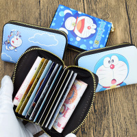 2018新款手风琴卡包多卡位卡通风格卡夹哆啦A梦韩版学生卡套可爱