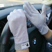 手套男士薄款夏季学生骑车防晒防紫外线全指开车防滑夏天户外骑行