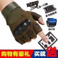 手套男半指特种兵战术格斗露半截锻练健身骑行山地车无指军迷作战