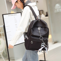 ulzzang简约书包女校园韩版高中学生潮流双肩包原宿百搭帆布背包