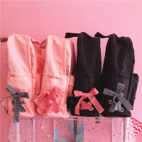 ins街拍chic开学书包女韩版原宿高中学生日系软妹双肩背包