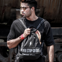 抽绳双肩包束口袋双肩背包男女旅行防水轻便运动训练健身收纳包袋