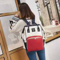 宝妈包外出时尚母婴包多功能大容量妈妈背包双肩包旅行妈咪出行包