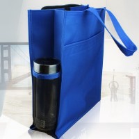 帆布简约清新袋子画画拎书袋书包大容量小学生韩版森系高中生书本